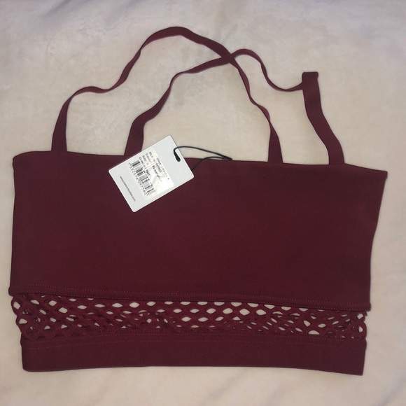 BETTER BODIES Sangria Red Waverly Mesh Bra - Picture 5 of 11